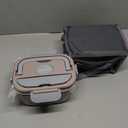 Electric Lunch Box for Adults - 80W Fast Heated Lunch Box for Men&Women with Dual 1.5L Stainless Steel Containers Fast Heating Portable Food Warmer for Car&Truck lonchera elctrica porttil (Pink)