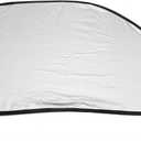 uxcell Car Side Front Window Foldable Sunshade Visor Cover Heat Insulation 2PCs