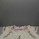 Women's Plus Size Floral Print Short Sleeve Blouse Square Neck Summer Boho Shirt Tops, Size 3XL