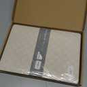 Seorsok Compatible with MacBook Air 13 Inch Case2022 2021 2020 2019 2018 Release A1932 A2179 M1 A2337,Elegant Leather Plastic Hard Shell Case Transparent Keyboard Cover,Beige PVC Grid No Logo Cutout