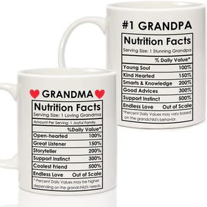 Breezy Valley Grandparents Gifts from Grandkids, Mothers Day Gifts for Grandma from Grandson Granddaughter - Best Fathers Day Gift for Grandfather, Happy Birthday Gift Grandparents Coffee Mug