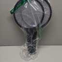 YISSVIC Electric Fly Swatter Bug Zapper Racket 4000V LED Screen Dual Modes Fly Zapper Rechargeable for Indoor Home Office Backyard Patio Camping (Black-2 Pack)