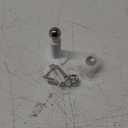 Adjustable Height Magnetic Door Stopper,Heavy Duty Magnetic Doorstop, 304 Stainless Steel Door Holder with Wall&Floor Mounted (White)