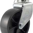 CURT 28276 6-Inch Caster Trailer Jack Wheel Replacement, Fits 2-In Tube, 1,200 lbs