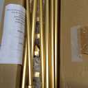 Magnetic Curtain Rods for Metal DoorsNo tools required,Multi-Use Adjustable Appliance for Windows Iron Steel Places09-16 Inch4 Pack,Gold