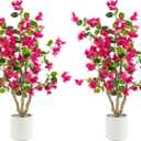 3ft 2-Pack Artificial Bougainvillea Trees