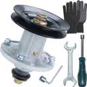 Pre-Greased AM143469 Spindle Assembly with M155979 Spindle Pulley Replaces AM136733 Spindle John Deere AM143469 Spindle AM134292 AM137097 for John Deere Z245 Spindle