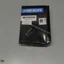 Jump Rope, Tangle-Free Rapid Speed Jumping Rope Cable with Ball Bearings for Women, Men, and Kids, Adjustable Steel Jump Rope with Foam Handles for Home Gym Exercise Fitness Workout Equipment & Slim Body (Black)