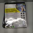 Meadowlark Dog Car Seat Cover with Mesh Window, Heavy-Duty Pet Seat Cover for Back Seat, Extra Padded Non-Slip Dog Hammock, Water-Resistant Back Seat Protector for Cars Trucks and SUVs (54" W x 58" L)