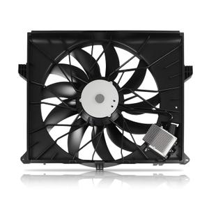 1645000093 Radiator Cooling Fan Assembly Compatible with GL320 GL350 GL500 GL550 ML320 ML350 ML550 2007-2012 3.0L 5.5L V6 V8 2125000493 674-50224
