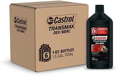 Castrol Transmax DEX/MERC Automatic Transmission Fluid, 1 Quart, Pack of 4