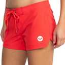 Roxy Women's Board Shorts - Quick Dry Bathing Suit Shorts, 2" Inseam - Swimsuit Bottoms Red M