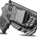Carbon Fiber IWB Holster: Glock 19/17, 43/43X, Taurus G3C G2C G3, M&P Shield 9/.40, M&P Shield EZ,Sig P365/P365 SAS,Springfield XDS 3.3'', Hellcat,Ruger LC9/EC9/LCP2,M&P Bodyguard 380,SCCY CPX-1 CPX-2