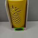 2PK Ceramic Cylinder Pineapple Yellow