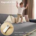 Non-Slip Couch Cover Pet Friendly Chenille Sofa Slipcover Washable