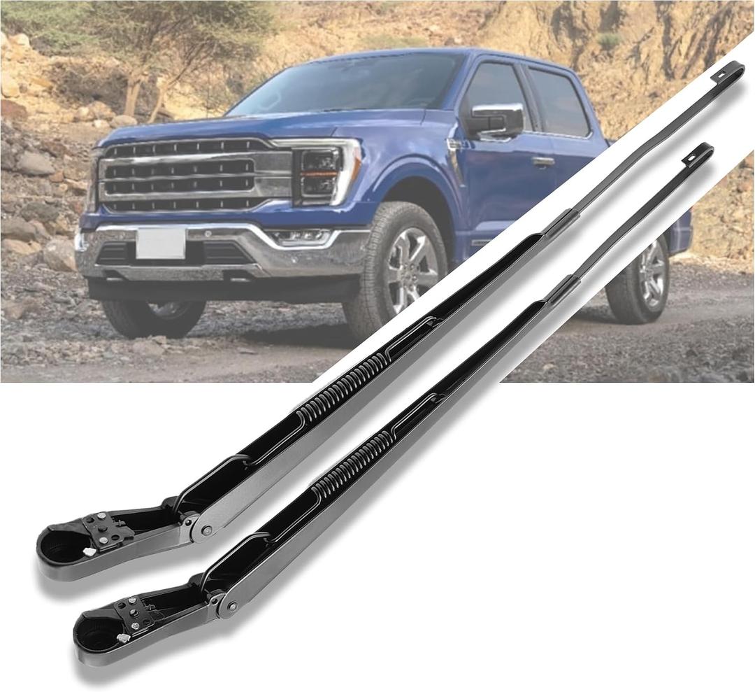 42798 42799 1 Pair Front Windshield Wiper Arm Kit Fits Compatible with 2015-2021 Ford F150 F250 F350 F450 F550 Super Duty Navigator Expedition Replaces OE FL3Z17527A FL3Z17526A