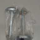 AR-PRO (2-Pack) Replacement Snow Plow Skid Shoes for ATV UTV Blades, Fits 5/8" Shaft  Compatible with Moose Plows  Includes Pins, Rubber Bumpers, Washers  Replaces 100-3133, 4501-0702 etc (Silver (7" Height))