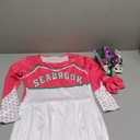 Hipoleter Girls Cheerleader Costume Toddler Cheerleading Outfit Zombies Movie Halloween Cosplay Dress Up 10-12 Years