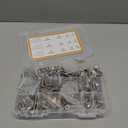 VIGRUE 408pcs M5 M6 M8 Bolts and Nuts Assortment Kit, 304 Stainless Steel (18-8) A2 Hex Metric Bolts Nuts Washers Kit, Fully Thread