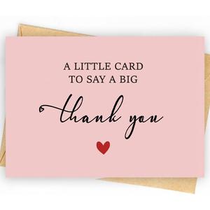 50 Pack 350GSM | Thank You Cards with Envelopes | Thank You Notes & Cards for Teacher, Graduation, Business, Holiday, Christmas, Baby Shower, and Wedding | Small | Decorations & Gifts