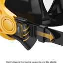 Fawater Swim Goggles with Nose Cover, Anti-Fog and Anti-Leak Clear Snorkeling Mask for Adults and Teens, 9 Colors (1 Pack Yellow)