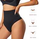 Thong Shapewear Tummy Control Underwear for Women Seamless Body Shaper Panties, Size Medium