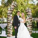 Metal Arch Backdrop Stand 7.2FT Gold Wedding Balloon Arched Backdrop Stand Square Arch Frame for Birthday Party Bridal Baby Shower Ceremony Decoration