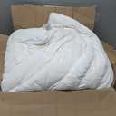 Bedsure Queen Comforter Set - 7 Pieces Reversible White and Grey Bedding, Queen Bed Set for All Seasons, Bed in a Bag with Down Alternative Comforter, Grey Sheets, Pillowcases & Shams