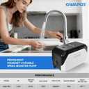 1.2HP Whole House Variable Speed Water Pressure Booster Pump 90PSI 115V Automatic Penmanent Mangnet Motor Constant Pressure 1500GPH Wireless App Control for Home House Villa Apartmen