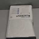 INOVADAY 100% Blackout Curtains for Bedroom, Black Out Curtains 84 Inch Long, Clip Rings Linen Blackout Drapes, Thermal Insulated Room Darkening for Living Room, 2 Panels - Beige, W50 x L84