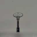 Skyflame Universal Gas Valve Key Fits 1/4" and 5/16" Gas Valve Stems, for Fire Pit and Fireplace, Polished Chrome - 3 Inches