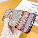 Fiyart Designed for iPhone 11 Case,Compatible with MagSafe Cheetah Print Plating Camera Protection Magnetic Clear Glitter Leopard Print Shockproof Phone Bumper for Women Girls 6.1"-Pink