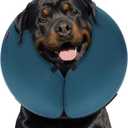 MIDOG Dog Cone - Inflatable Soft Donut Collar Alternative for Dogs After Surgery, Protective Recovery Collar Prevents Licking, Comfortable E-Collar Alternative for Small Medium Large Dogs (Blue, XL)
