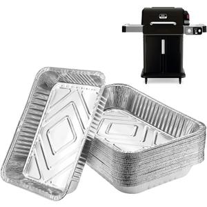 [20-Pack] PG301 Grill Drip Pans for Ninja FlexFlame Grill, Aluminum Foil Pans, Compatible Grill Accessories for Ninja PG301, Heavy-Duty Disposable Grease Trays