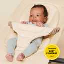 Ergobaby Evolve 3-in-1 Bouncer Seat for Babies and Toddlers 5.5-25lbs - Multi Position Baby Rocker Seat with Adjustable Heights, Secure Harness, Newborn Insert - Mesh Cream