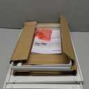 Nxconsu 2Pack Cabinet Shelves Stackable Shelf Organizer Rack Riser for Kitchen Cabinet Pantry Cupboard Counter Countertop Home Organization Storage Space Saver Heavy Duty Metal Nonslip White Wide Tall (12D * 16.1W * 9.5H)