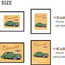 upsimples 16x20 Picture Frame, Display Pictures 11x14 with Mat or 16 x 20 Without, Wall Hanging Poster Frame, Black, Pack of 1