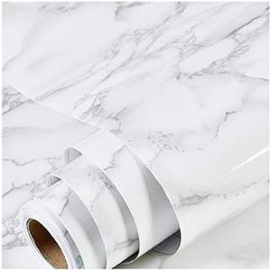 Marble Peel and Stick Wallpaper Granite Wall Paper for Old Furniture Self Adhesive and Removable 17.7 inch x 78.7 inch Marble Contact Paper for Countertops Easy to Apply 1Pcs