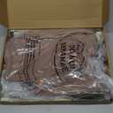 Huukeay 3 Pack Women's Cotton Ribbed Long Sleeve Tops with Thumb Holes, Crew Neck Undershirt Slim Fit Stretchy Layering Shirt (X-Large, Army Green, Light Beige, Light Khaki)