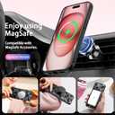 SEXYMOM Magnetic for iPhone 15 Case - Wireless Charging Compatible,Military Drop Tested Cover,Cute Floral Design for Women and Girls,Slim Fit Translucent Matte Phone Case - Roses