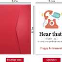 4 x Funny Retirement Card for Men Women, Humor Leaving Card for Him Her, Perfect Retirement Gift & Decoration for Friends Bosses Nurses Teachers Mom Dad Family, Not Your Problem Anymore