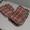 Frienda 2 Pcs Christmas Checkered Tablecloth Red Green Buffalo Plaid Table Cover Polyester Holiday Tablecloth Rectangle Table Cloth for Christmas Dining Kitchen Party Picnic Supplies(60 x 108 Inch)