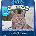 Blue Buffalo Wilderness Natural Adult Dry Cat Food Indoor Cats, High-Protein & Grain-Free, Chicken, 5-lb. Bag BBD:01-22-27