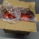 Tuanse 2 Pcs Christmas Decorative Lanterns Red Metal Hanging Candle Lantern Vintage Flameless Decorative Lanterns with LED Lights for Indoor Outdoor Home Table Porch