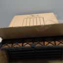 Acacia Wood Flooring Interlocking Deck Tiles for Patio Decor 9 Pcs 6 Slats VR Brown - Waterproof Indoor & Outdoor Decor - Balcony Garden Decking Tile (12.24 * 12.24 * 0.75 inches)