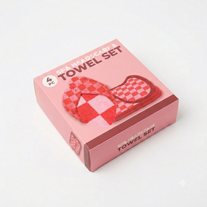 4pc spa heads towel set