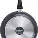 GoodCook Everyday Deep Saut Pan with Lid, 11 Inch, Black