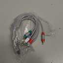 6Ft Component HD AV Cable to HDTV-EDTV (High Definition 480p) Compatible with Nintendo Wii and Wii U