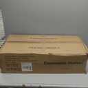 5 Tier Foldable Storage Shelves, Expandable Folding Shelving Units with Wheels, Changeable into 2 Shelf Units, Collapsible Adjustable Storage Rack Metal Shelves for Storage, Pantry, Garage, Gold