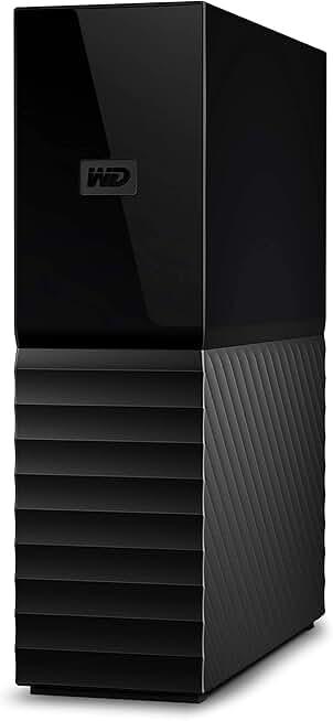 Western Digital 3TB My Book Desktop External Hard Drive, USB 3.0, External HDD with Password Protection and Backup Software - WDBBGB0030HBK-NESN
